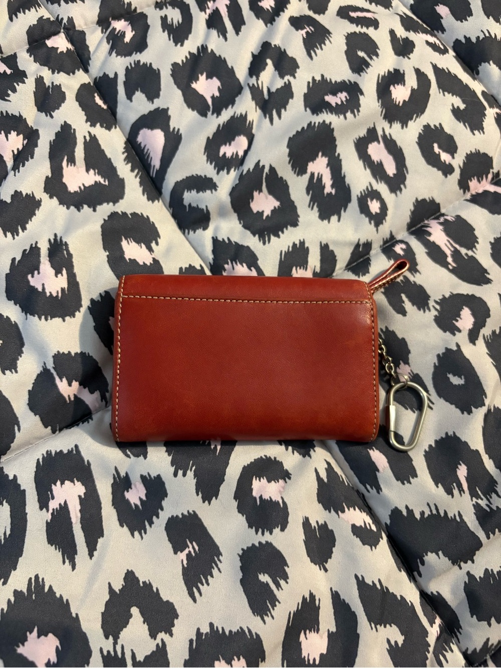 Coach Rust Red Leatherwear Est. 1941 Short Wallet - Picture 2 of 12